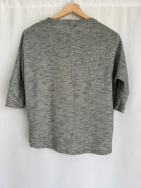 Pull Mango - M - Gris -