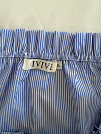 Blouse Ivivi - M - Bleu Clair - À Rayures