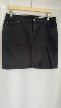 Jupe en jean edc - 40 - noir -