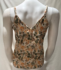 Débardeur Shein - M - Crème - Imprimé Floral Et Papillons