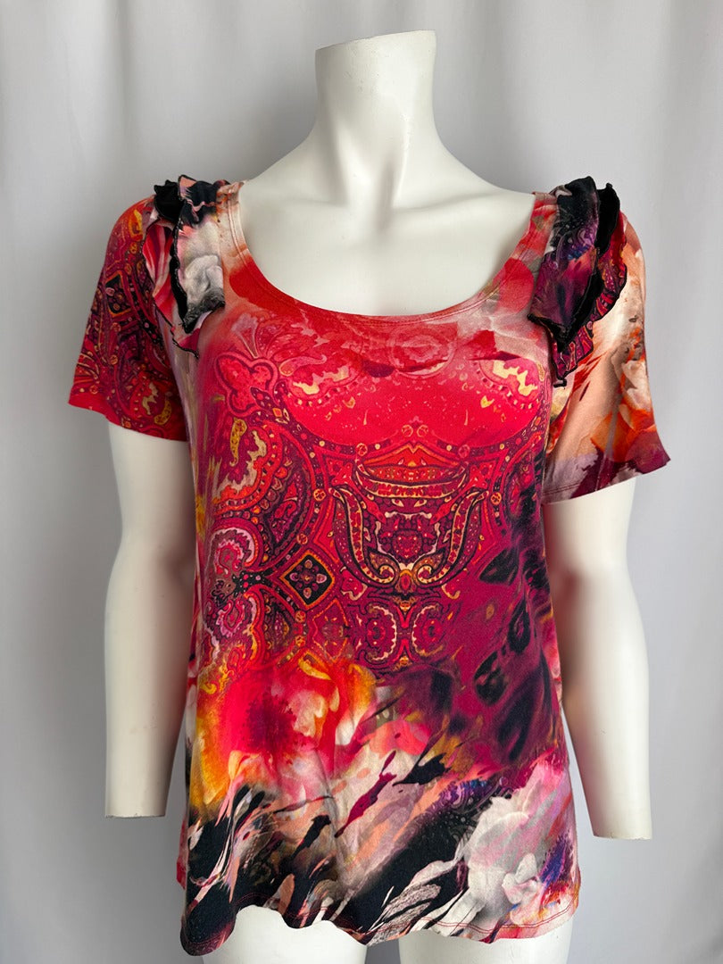 T-shirt imprimé Sans marque - L - Rouge