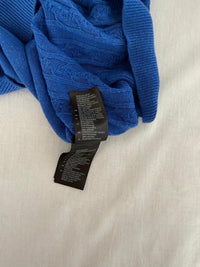 Pull H&m - M - bleu - maille torsadée