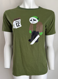 T-shirt London Playground - M - Vert Fonce -