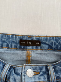 Jupe longue en jean F&f - 38 - Bleu -