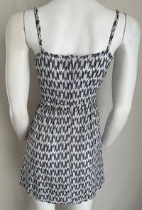 Robe D'ete H&m - 38 - Gris Et Blanc