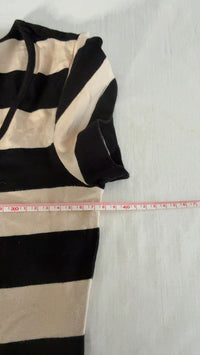 Robe courte H&m - S - Noir et beige
