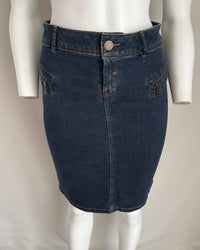 Jupe Promod - 38 - Bleu -