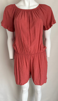 Combishort Stella Bianca - M - Orange/rouge - En Viscose