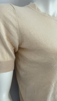 Pull manches courtes Zara - S - Crème -