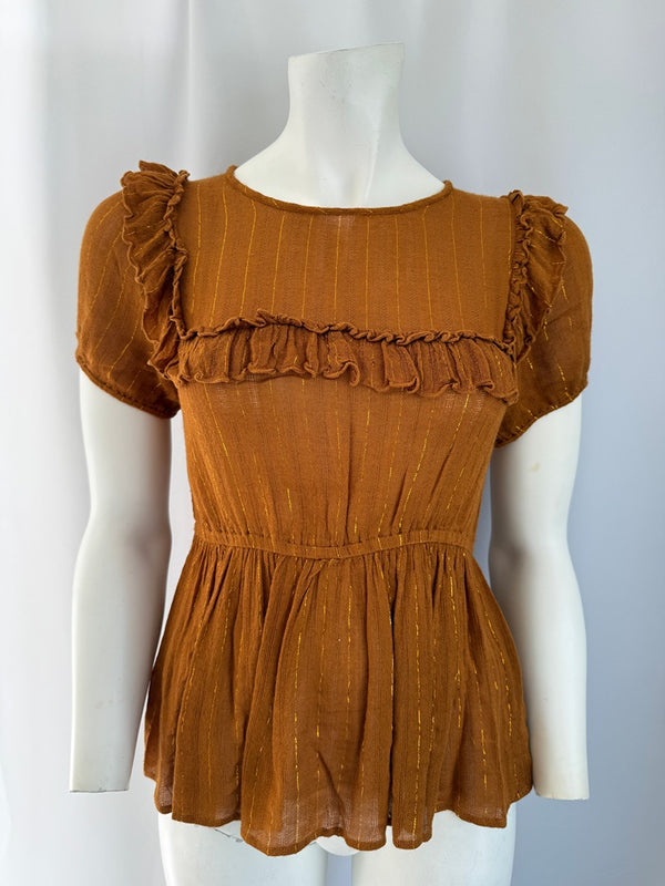 Blouse Monoprix femme - 36 - Marron