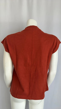 T-shirt Zara - S - rouge brique