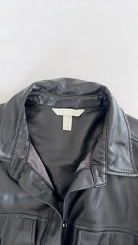 Robe chemise similicuir H&m - S - Noir