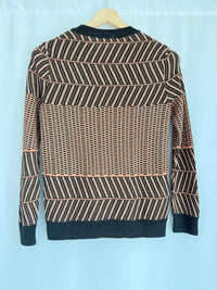 Pull Mango Suit - M - Noir et Orange -