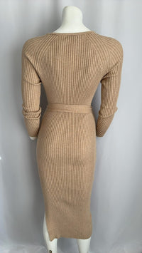 Robe pull Mango - Xl - Beige/marron clair