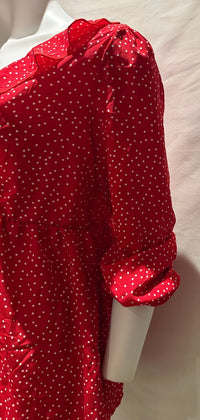 Blouse Shein - L - Rouge à pois -