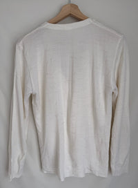 Gilet Vintage maille fine - L - Blanc