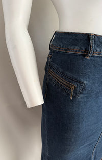 Jupe Promod - 38 - Bleu -
