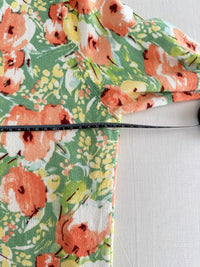 Gilet Eddie Bauer floral - S - Vert -