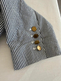 Blazer Tory Burch - 40 - Bleu Marine à rayures -