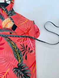 Débardeur Cache Cache - 36 - Corail - motif tropical
