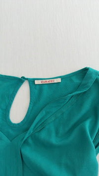 Robe Casual Camaïeu - 36 - Turquoise Et Vert -