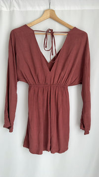 Robe courte Pull&bear - S - Bordeaux -