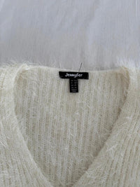 Pull col V Jennyfer - Xs - Blanc -
