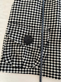 Veste pied-de-poule - 38 - Noir -