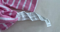 T-shirt Stradivarius - L - Fuchsia Et Blanc -