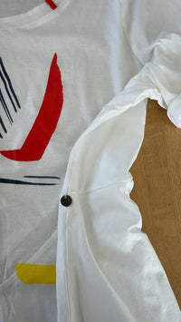 T-shirt Mado et les Autres - Fr 42 - blanc - motif abstrait