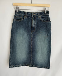 Jupe en jean Topshop Petite - 38 - Bleu -