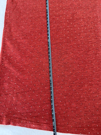 T-shirt col V Camaïeu - 40 - Rouge brique