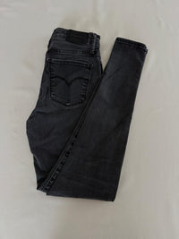 Jean High Rise Super skinny Levi's - 36 - Gris foncé