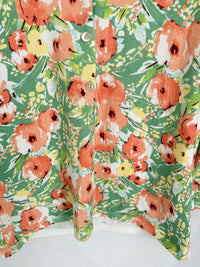 Gilet Eddie Bauer floral - S - Vert -