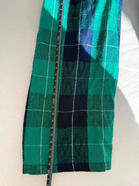 Veste Tan Jay - 42 - Vert - Vintage Plaid Boutons Dorés