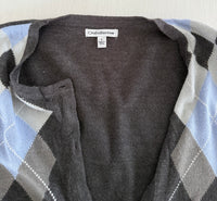 Gilet Croft & Barrow - L - Gris - Motif Argyle