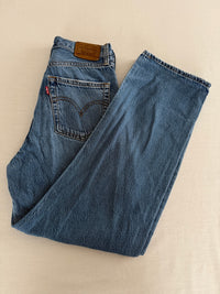 Jean Ribcage Straight Levi's - 36 - Bleu -