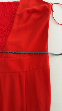 Combinaison Naf Naf - 36 - Rouge - dentelle dos nu