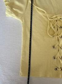 Crop top Urban Outfitters - S - Jaune