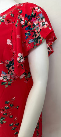 Robe Casual Promod - 42 - Rouge - Fleurie