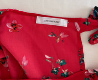 Robe Casual Promod - 42 - Rouge - Fleurie