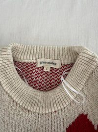Pull sans manches Grain de Malice - S - Crème -