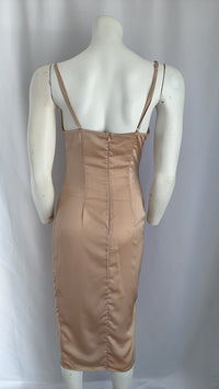 Robe Midi Prettylittlething - 36 - Abricot