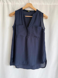 Blouse sans manches Mim -m - Bleu marine -