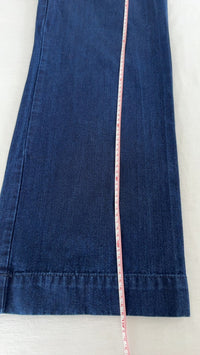 Pantalon large Camaïeu - 40 - Bleu marine -