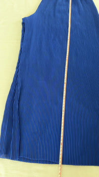 Pantalon plissé Zara - S - Bleu