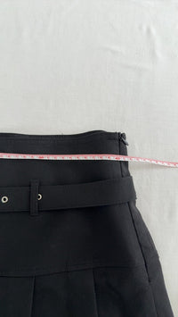 Mini jupe plissée Bershka - L - Noir -
