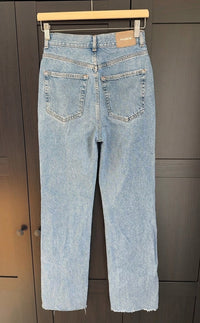 Jeans droit Pull&bear - Fr 34 - Light-blue