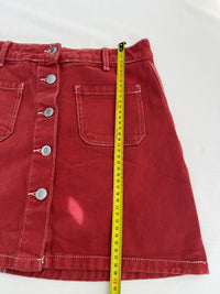 Mini-jupe Bershka - 36 - Rouge -