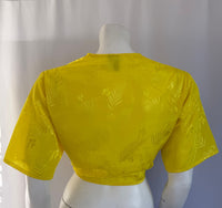Crop top Asos - 34 - Jaune - Jacquard